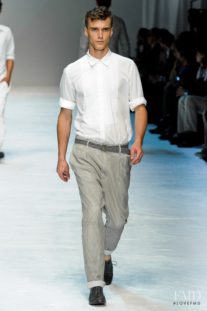 Clement Chabernaud featured in  the Dolce & Gabbana fashion show for Spring/Summer 2012