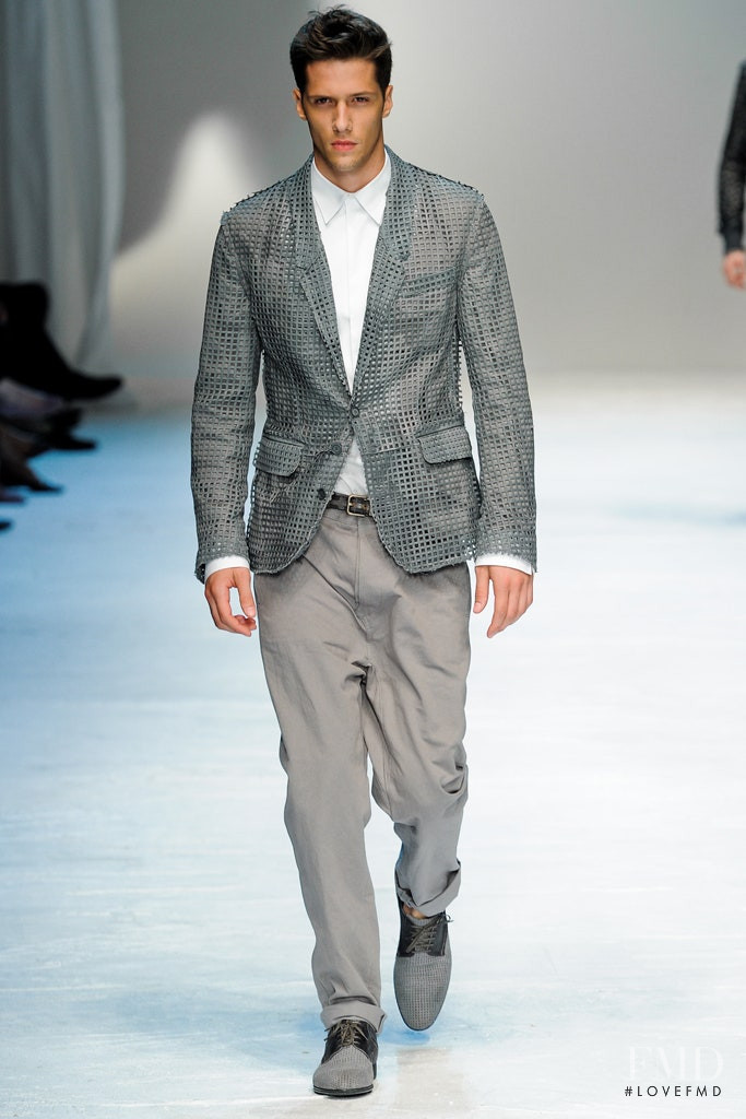 Elia Cometti featured in  the Dolce & Gabbana fashion show for Spring/Summer 2012