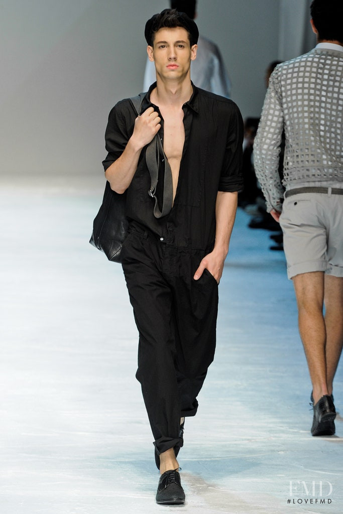 Nicolas Ripoll featured in  the Dolce & Gabbana fashion show for Spring/Summer 2012