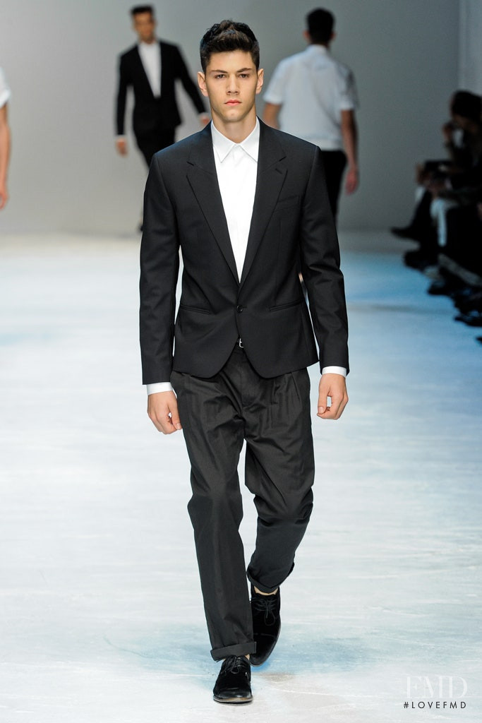 Simone Nobili featured in  the Dolce & Gabbana fashion show for Spring/Summer 2012