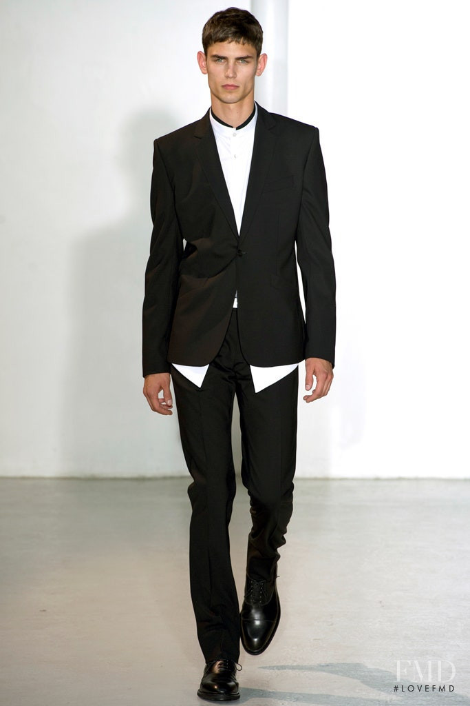 Arthur Gosse featured in  the Mugler fashion show for Spring/Summer 2013