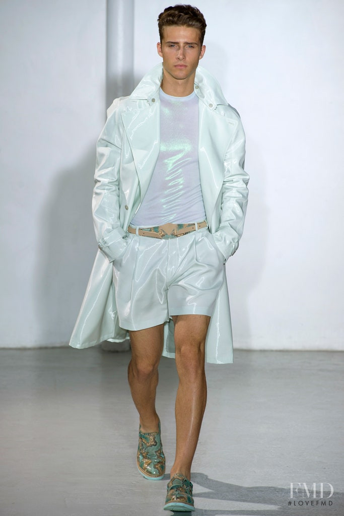 Ryan Taylor featured in  the Mugler fashion show for Spring/Summer 2013