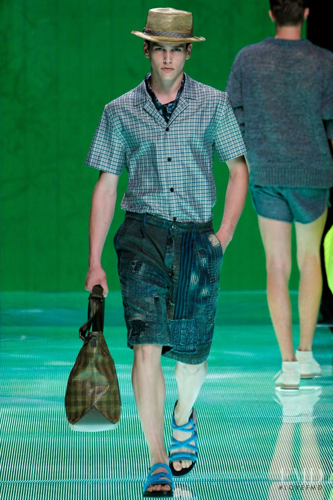 Simon van Meervenne featured in  the Louis Vuitton fashion show for Spring/Summer 2013