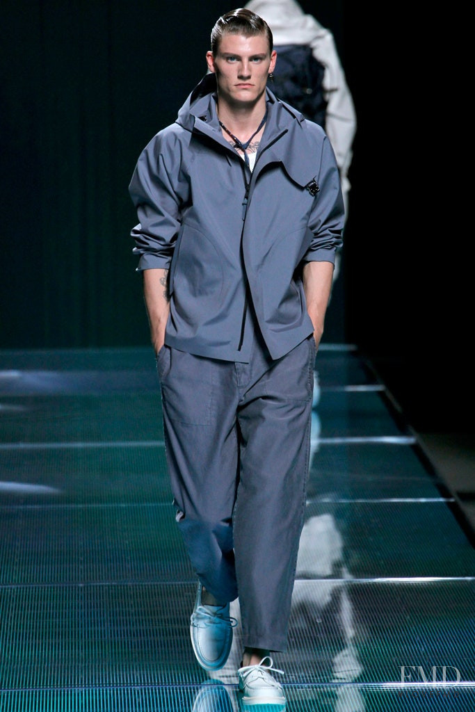 Mikkel Jensen featured in  the Louis Vuitton fashion show for Spring/Summer 2013