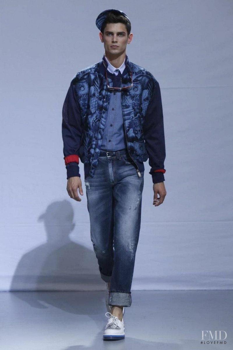 Arthur Gosse featured in  the Frankie Morello fashion show for Spring/Summer 2014