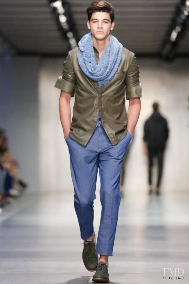 Tarik Lakehal featured in  the Ermanno Scervino fashion show for Spring/Summer 2014