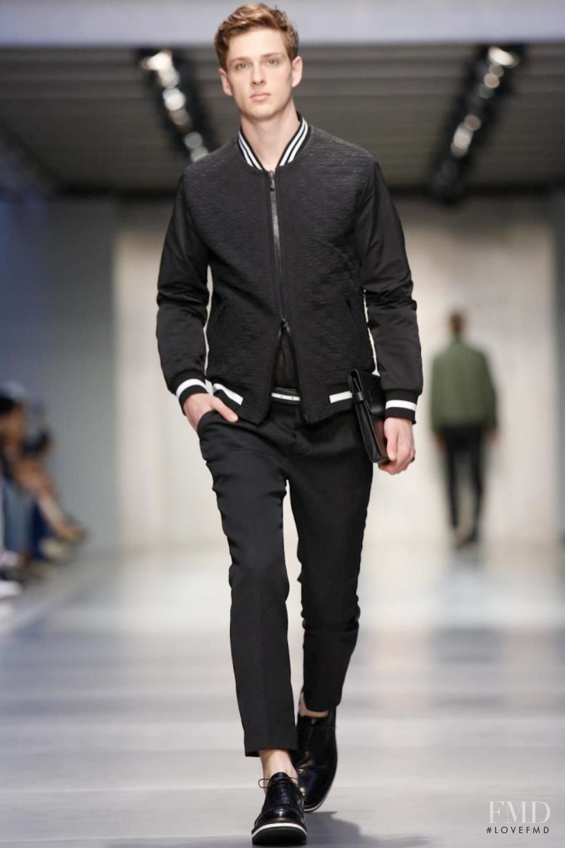 Lucas Mascarini featured in  the Ermanno Scervino fashion show for Spring/Summer 2014