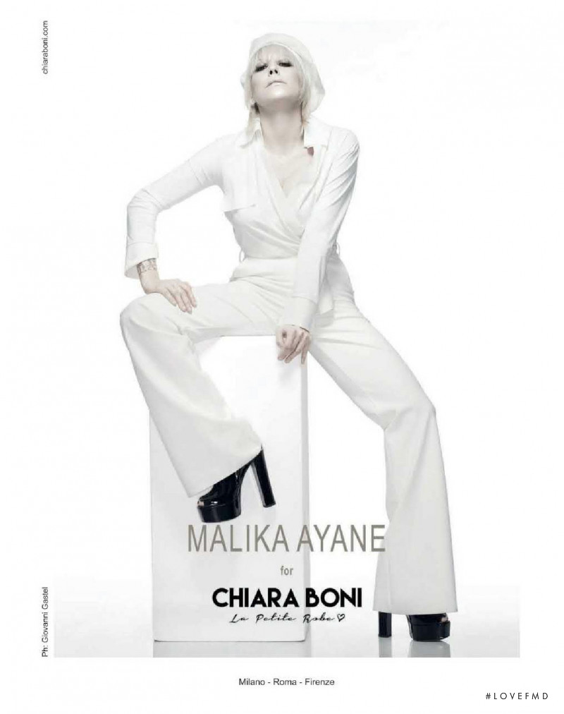 Chiara Boni La Petite Robe x Malika Ayane advertisement for Spring/Summer 2021