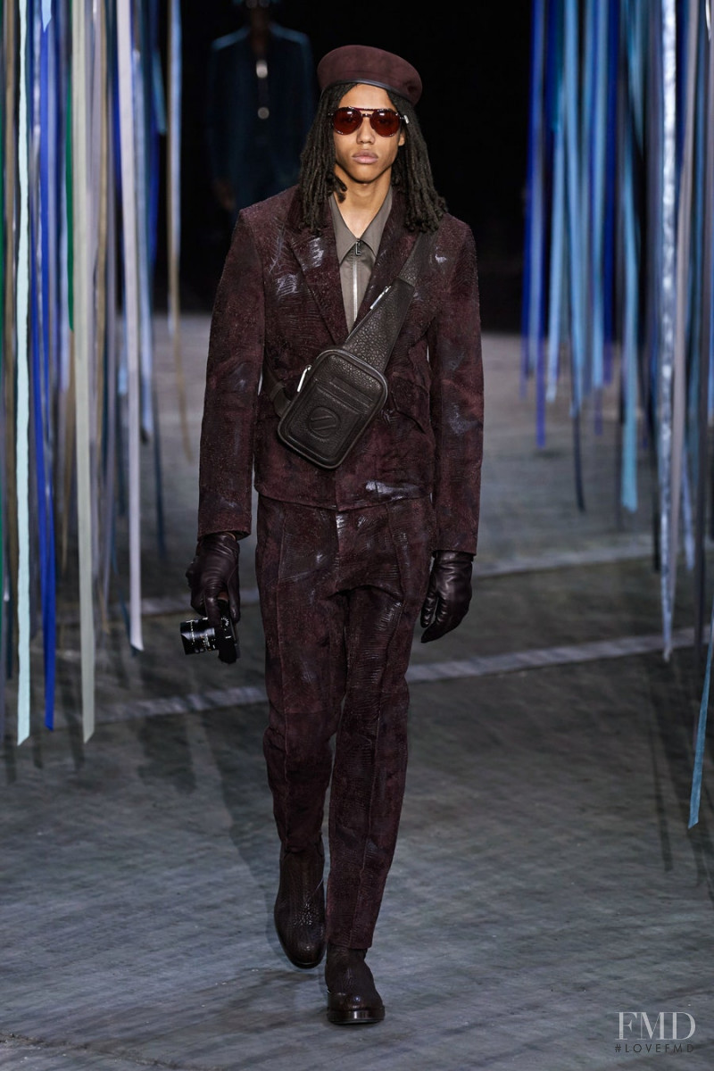 Arthur Kopp featured in  the Ermenegildo Zegna fashion show for Autumn/Winter 2020