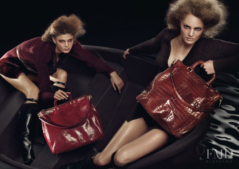 Kendra Spears featured in  the Prada advertisement for Autumn/Winter 2009