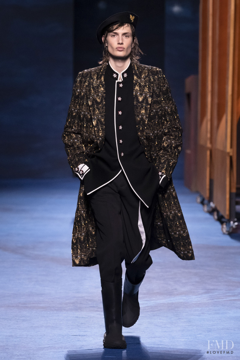 Thatcher Thornton featured in  the Dior Homme fashion show for Autumn/Winter 2021