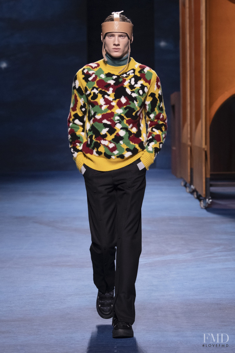 Braien Vaiksaar featured in  the Dior Homme fashion show for Autumn/Winter 2021