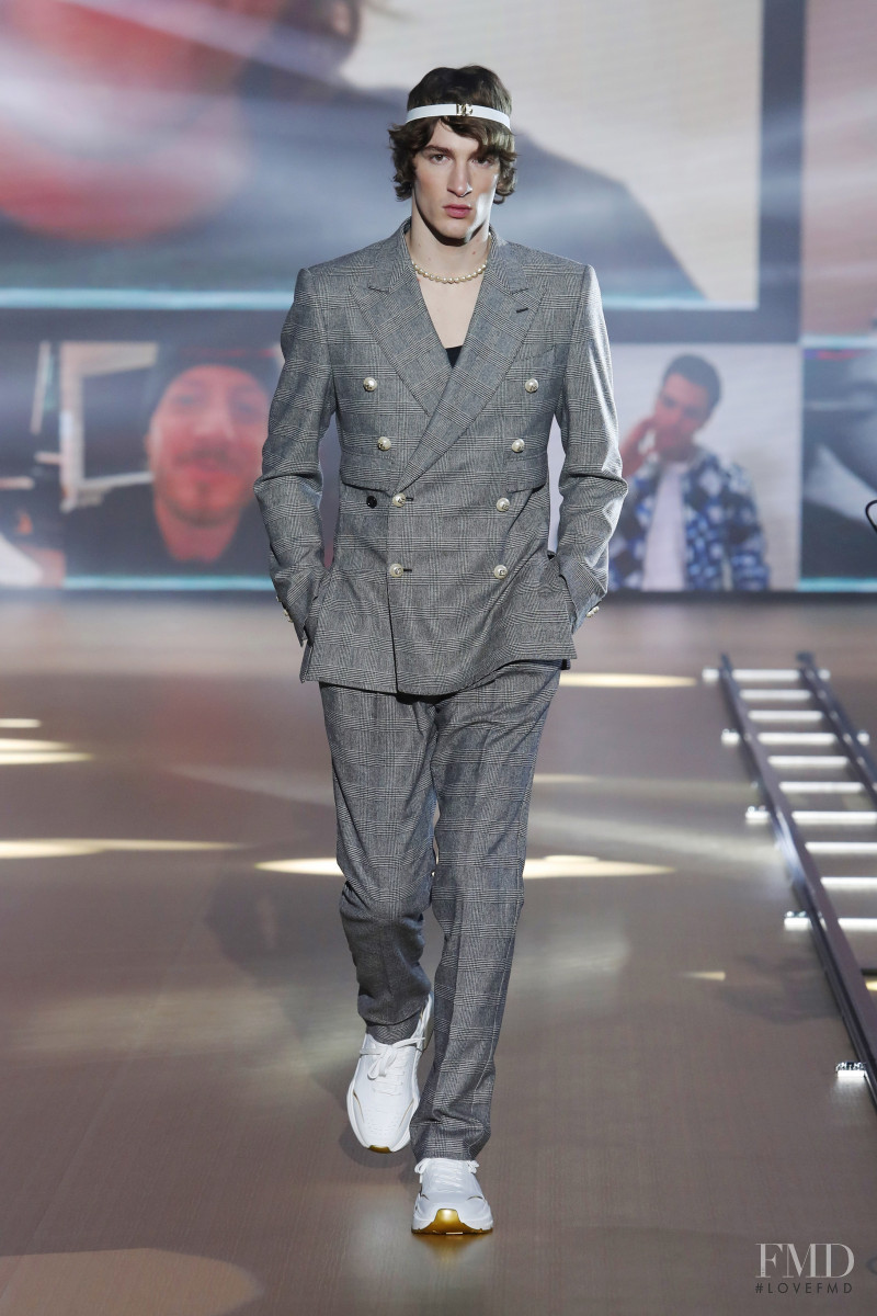 Ivan Sudati featured in  the Dolce & Gabbana fashion show for Autumn/Winter 2021