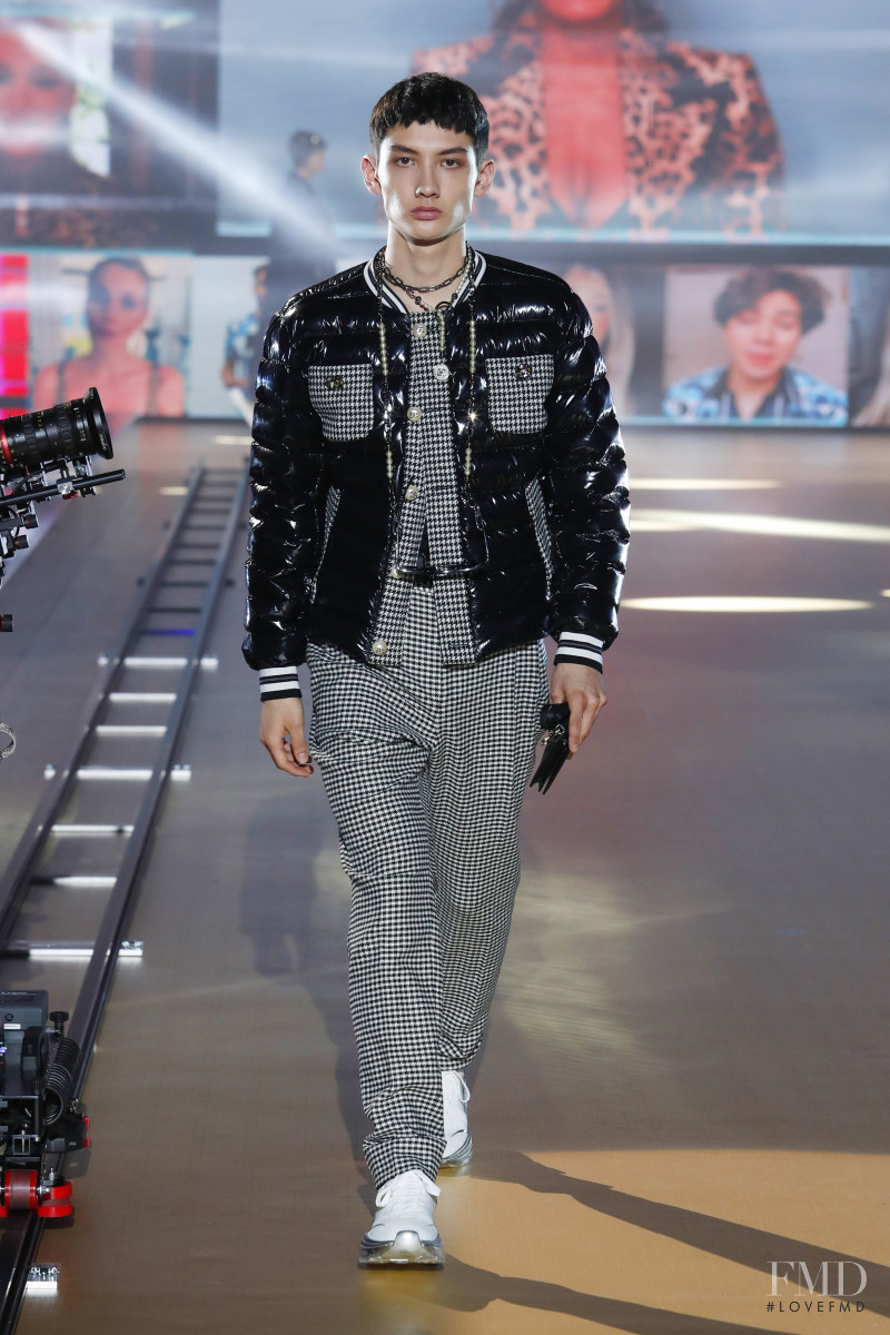 William Laird featured in  the Dolce & Gabbana fashion show for Autumn/Winter 2021