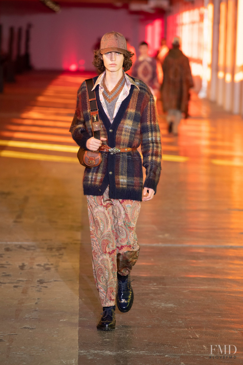 Lars Jammaers featured in  the Etro fashion show for Autumn/Winter 2021
