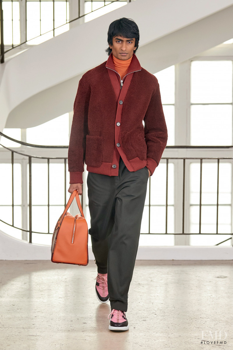 Rishi Robin featured in  the Hermès fashion show for Autumn/Winter 2021