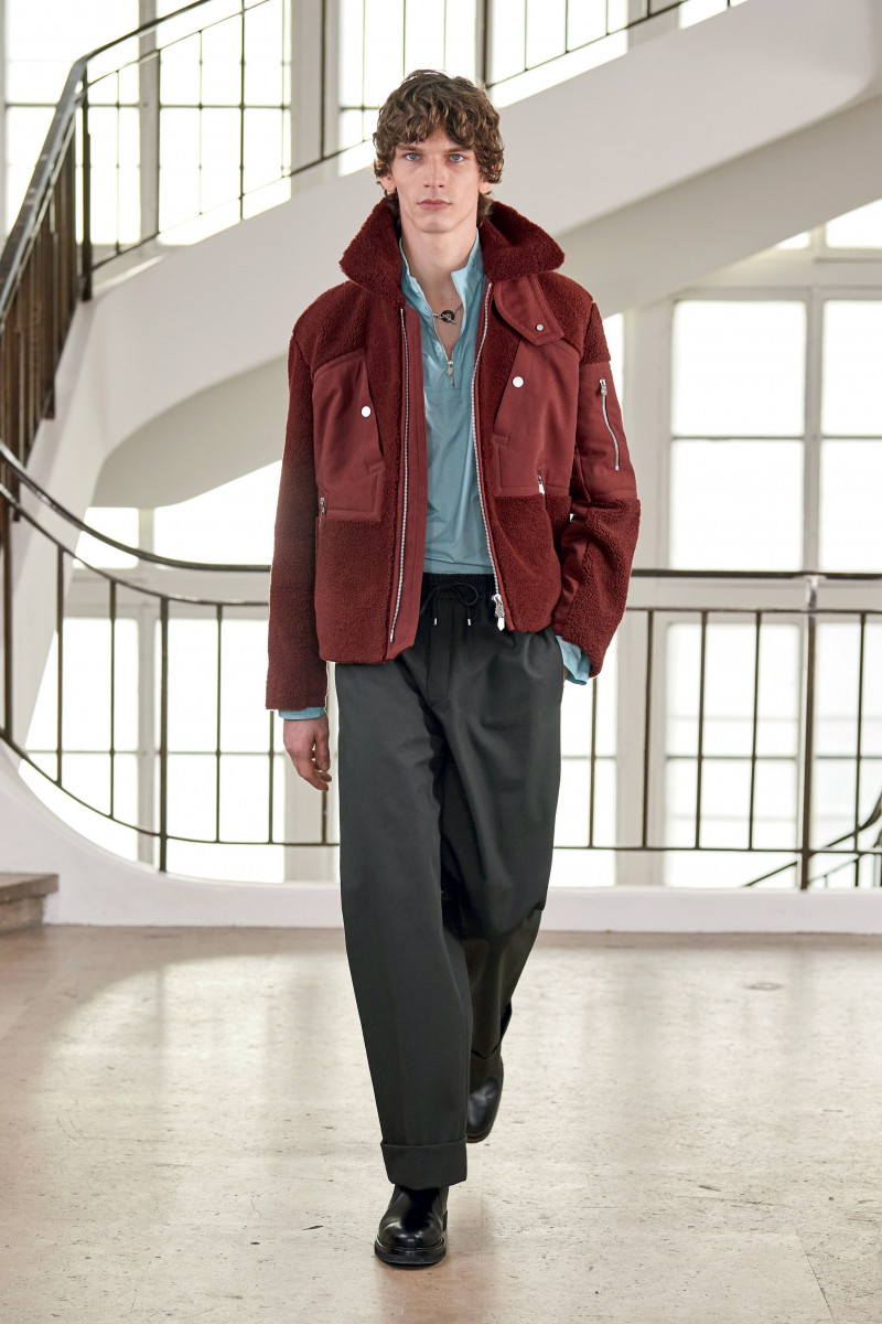 Erik van Gils featured in  the Hermès fashion show for Autumn/Winter 2021