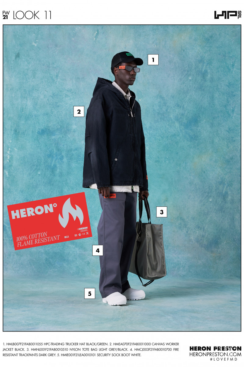 Heron Preston lookbook for Autumn/Winter 2021