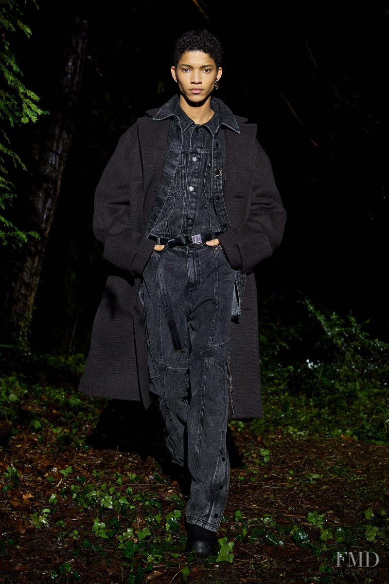 Jeranimo van Russel featured in  the Wooyoungmi fashion show for Autumn/Winter 2021