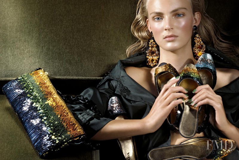 Ymre Stiekema featured in  the Prada advertisement for Resort 2009