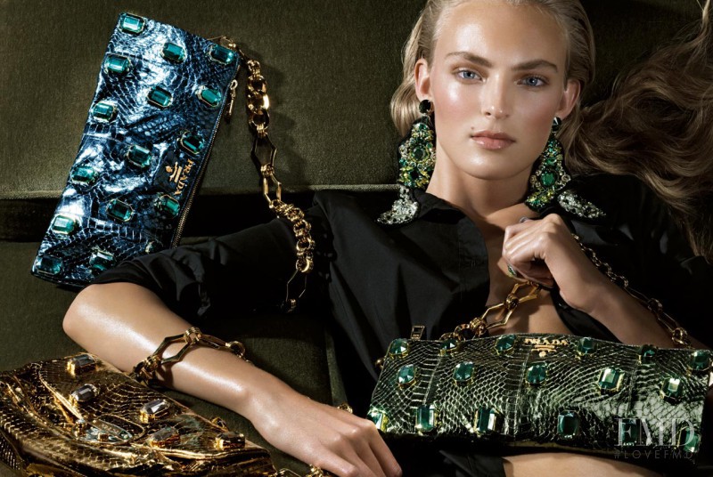 Ymre Stiekema featured in  the Prada advertisement for Resort 2009