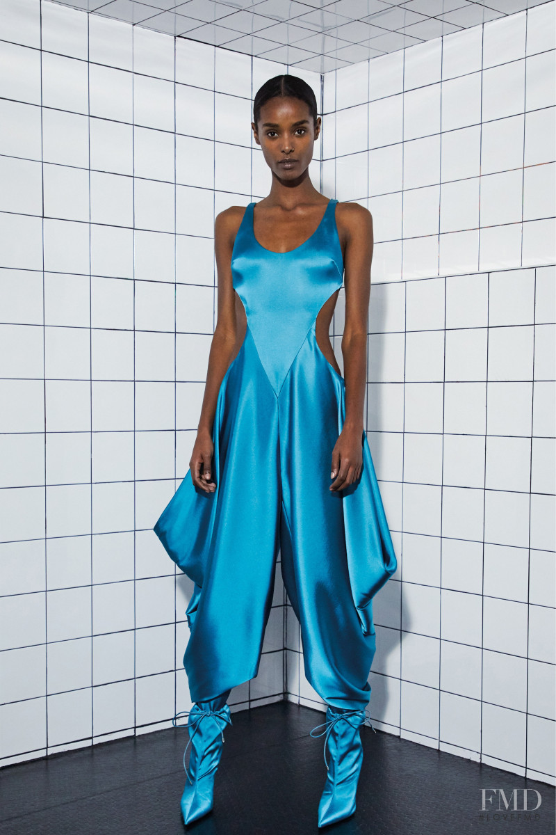 Malika Louback featured in  the Alexandre Vauthier lookbook for Spring/Summer 2021