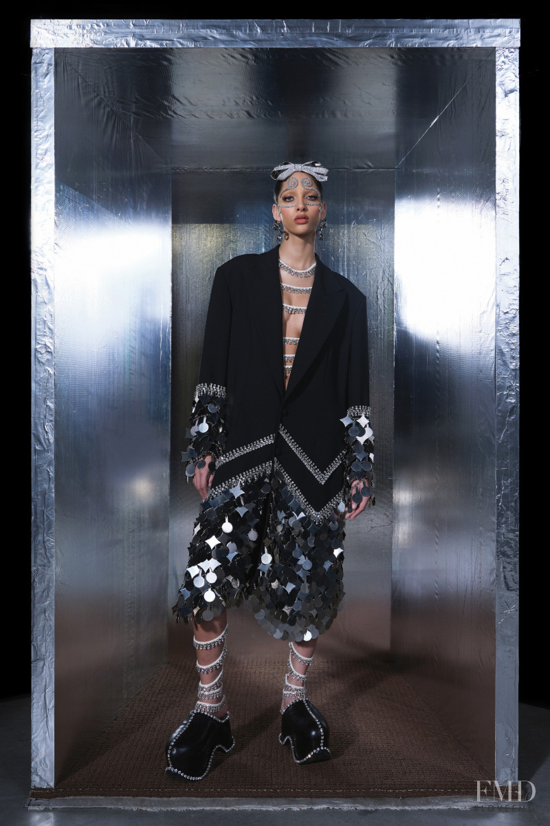 Yasmin Wijnaldum featured in  the area lookbook for Spring/Summer 2021