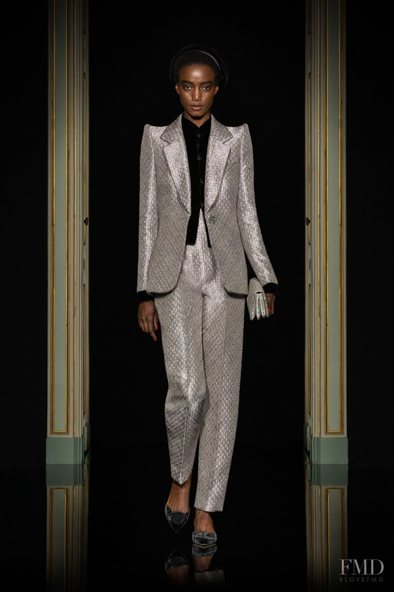 Rosalie Ndour featured in  the Armani Prive fashion show for Spring/Summer 2021