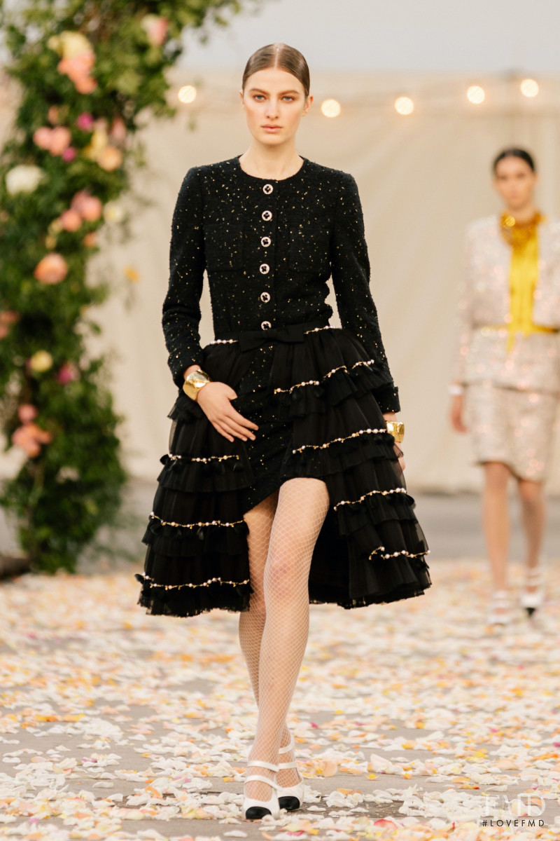 Felice Noordhoff featured in  the Chanel Haute Couture fashion show for Spring/Summer 2021