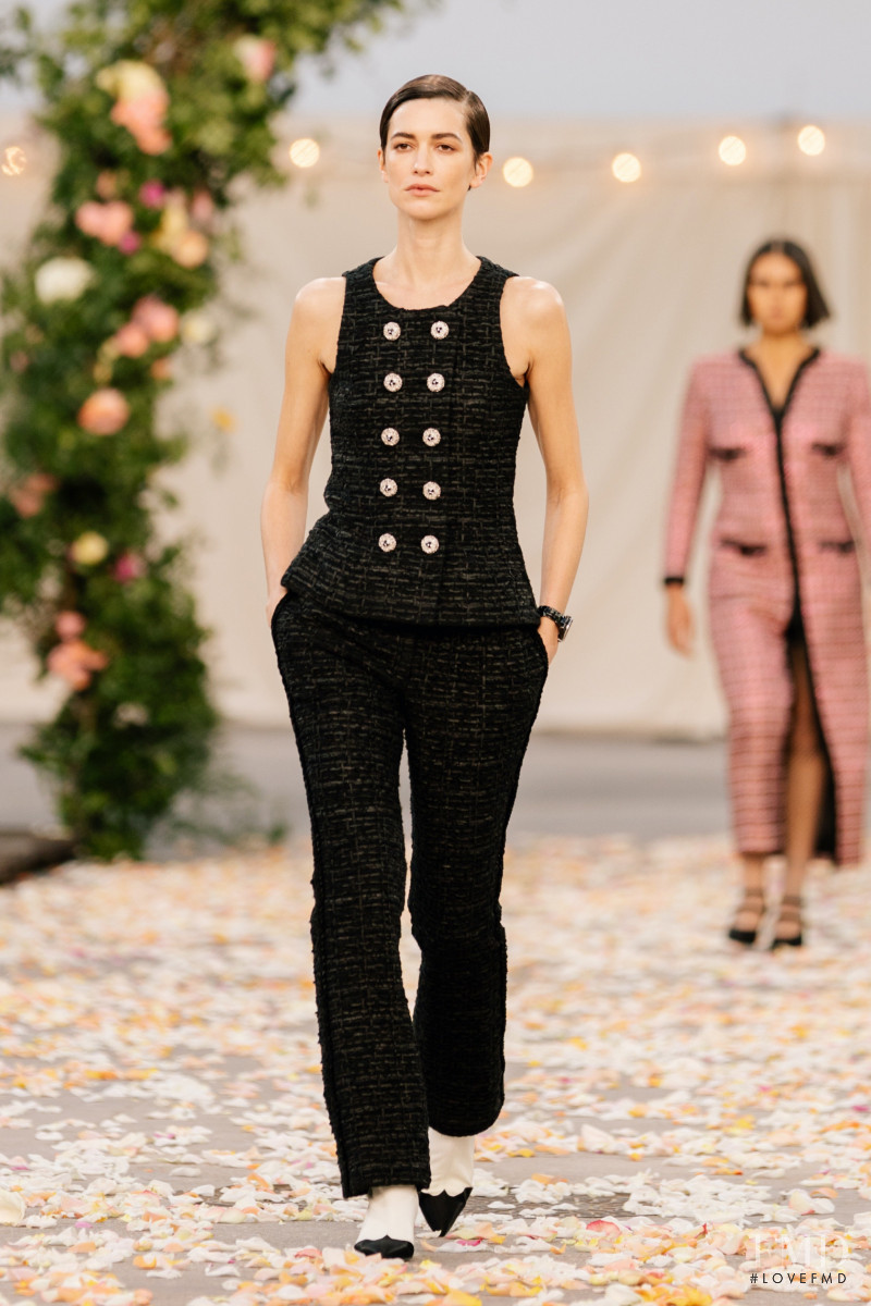 Louise de Chevigny featured in  the Chanel Haute Couture fashion show for Spring/Summer 2021