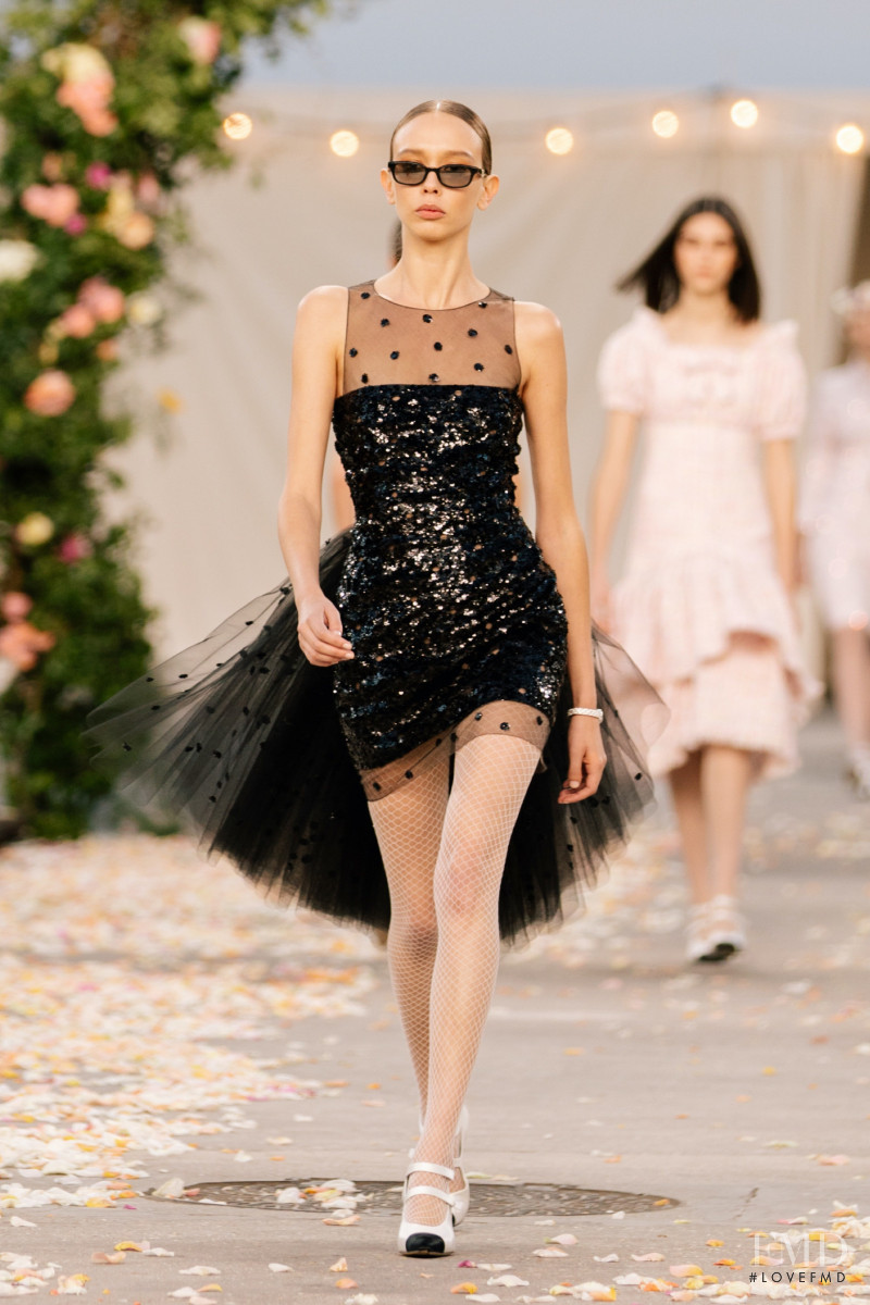 Moira Berntz featured in  the Chanel Haute Couture fashion show for Spring/Summer 2021