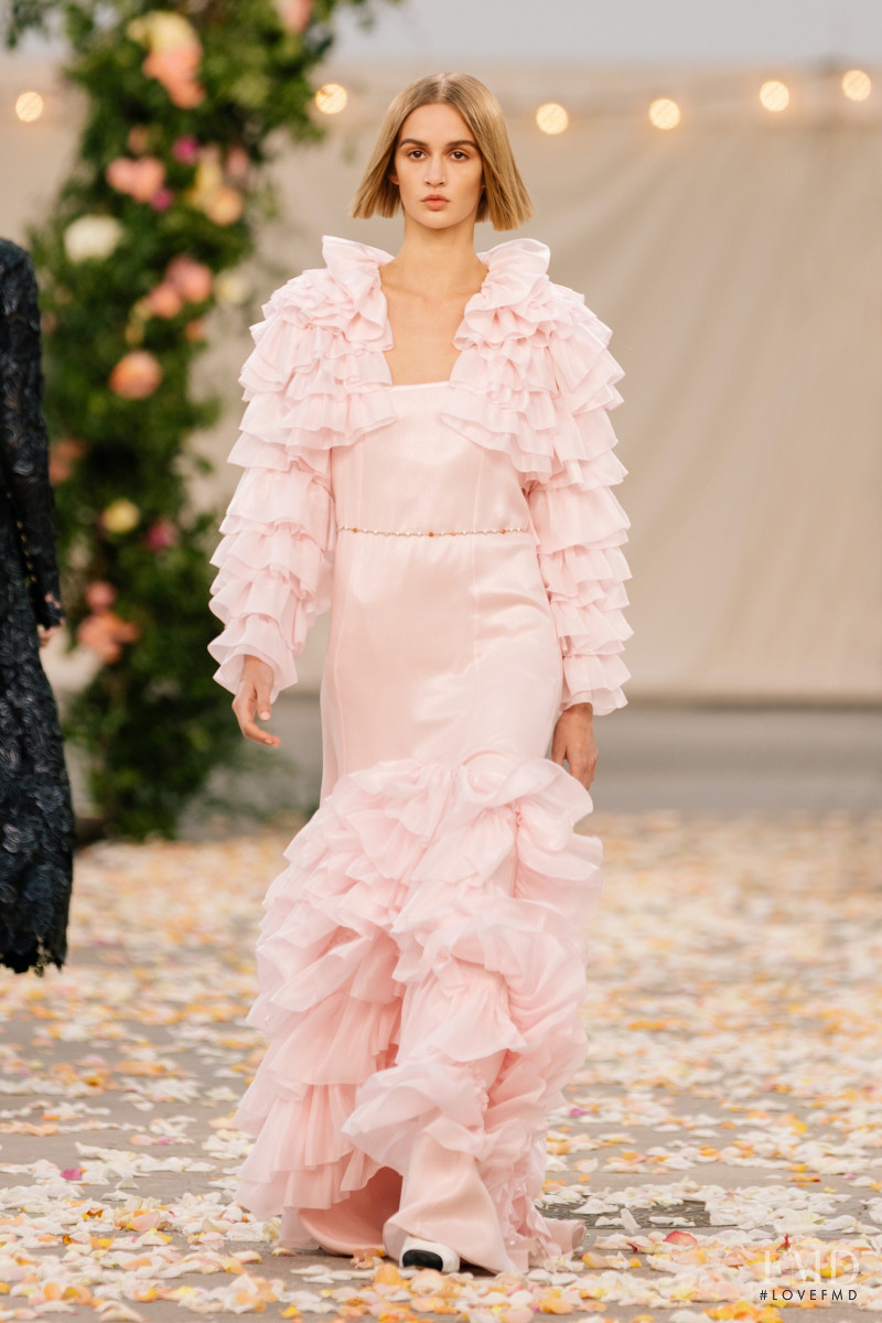 Quinn Elin Mora featured in  the Chanel Haute Couture fashion show for Spring/Summer 2021