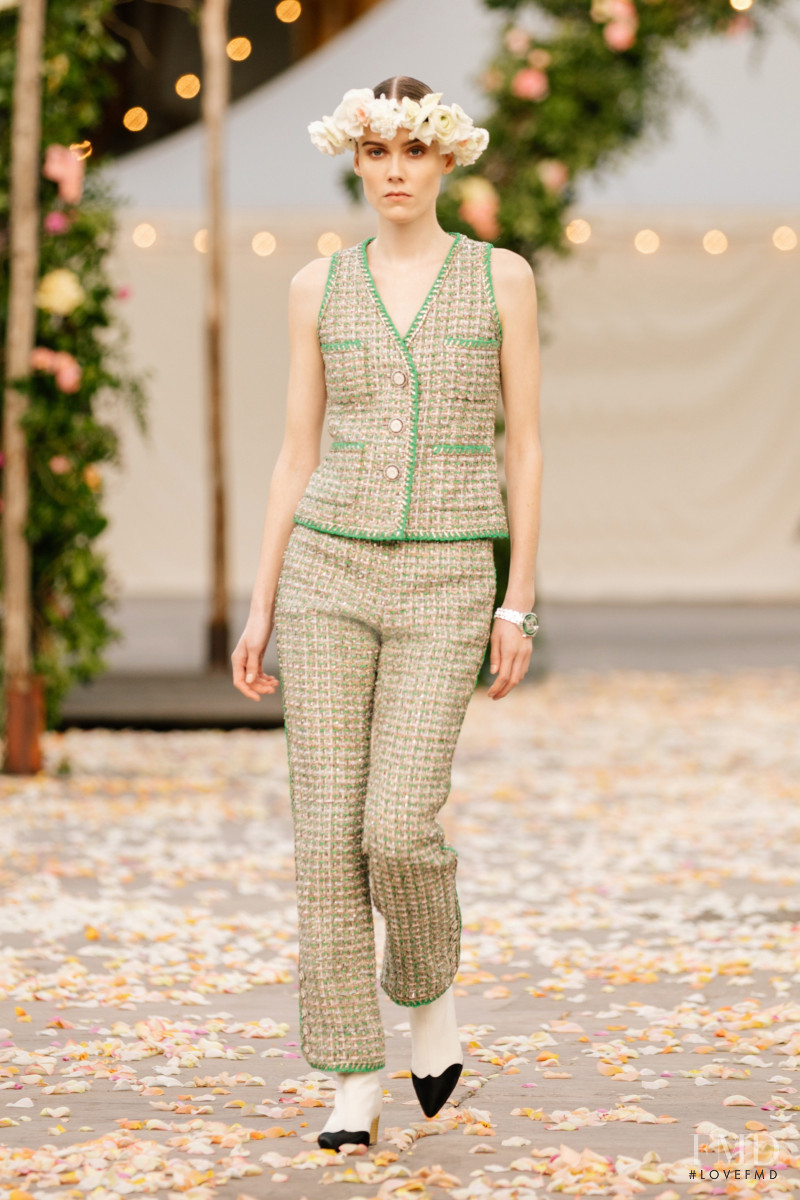 Kiki Willems featured in  the Chanel Haute Couture fashion show for Spring/Summer 2021