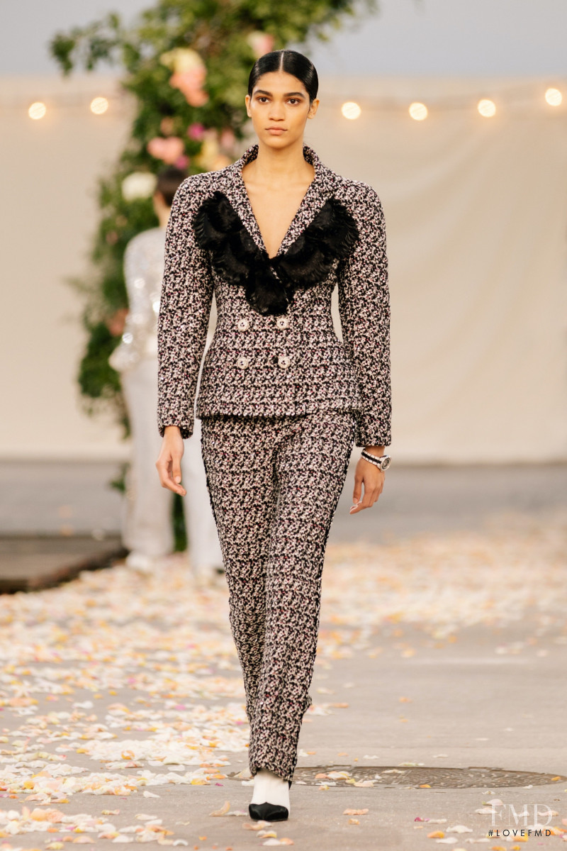 Raynara Negrine featured in  the Chanel Haute Couture fashion show for Spring/Summer 2021