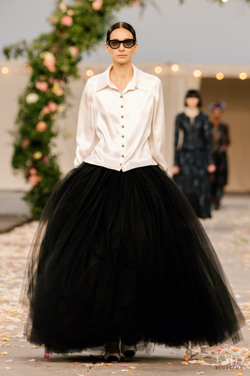 Amanda Sanchez featured in  the Chanel Haute Couture fashion show for Spring/Summer 2021