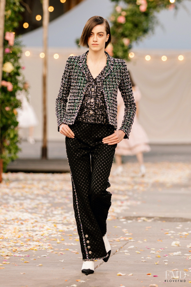Clea Beuret featured in  the Chanel Haute Couture fashion show for Spring/Summer 2021