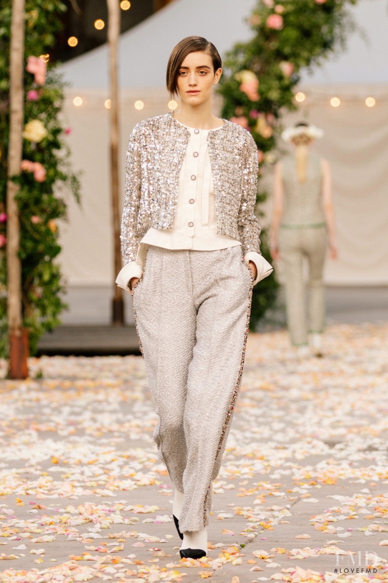 Kim Schell featured in  the Chanel Haute Couture fashion show for Spring/Summer 2021
