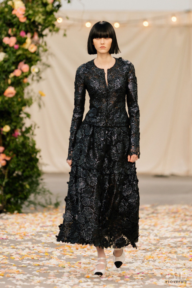 Sofia Steinberg featured in  the Chanel Haute Couture fashion show for Spring/Summer 2021