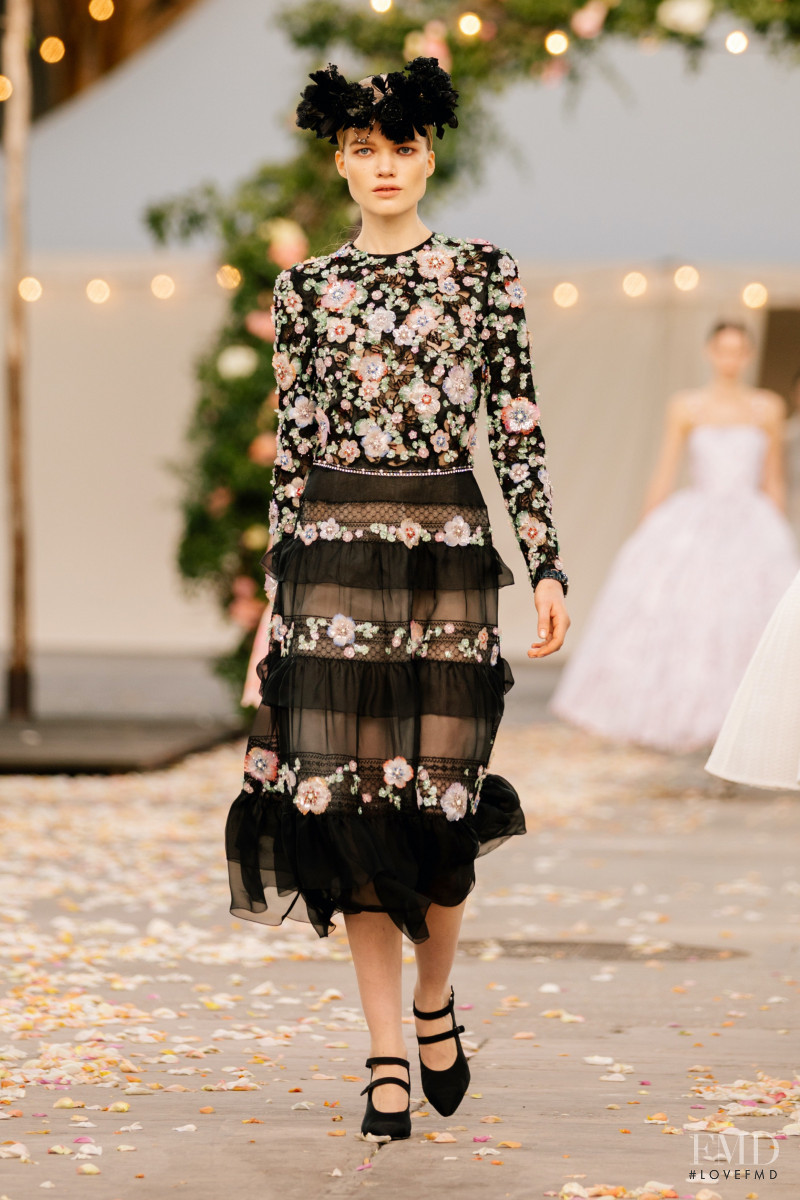 Madeleine Fischer featured in  the Chanel Haute Couture fashion show for Spring/Summer 2021