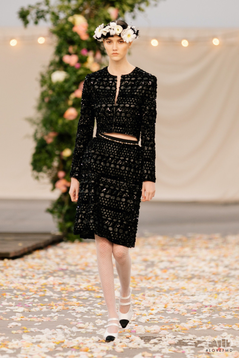 Alma Corbic featured in  the Chanel Haute Couture fashion show for Spring/Summer 2021