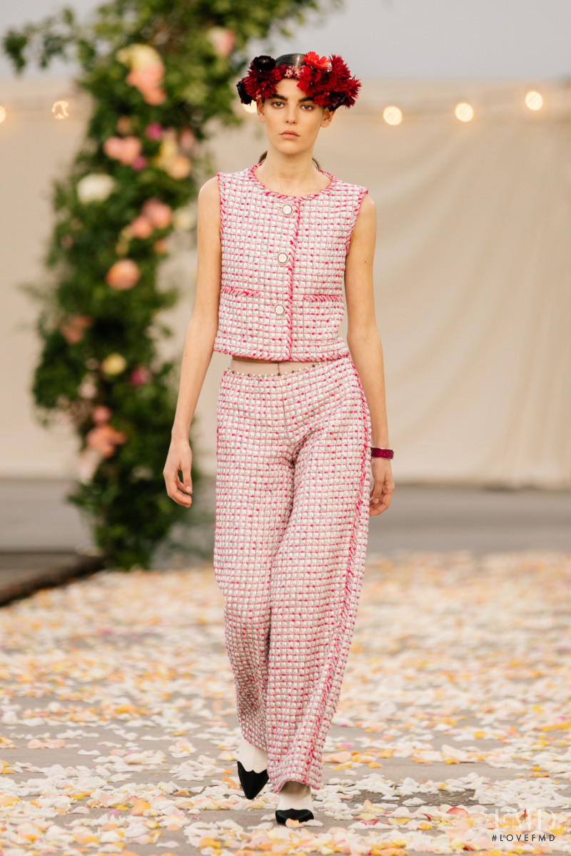 Julia Pacha featured in  the Chanel Haute Couture fashion show for Spring/Summer 2021