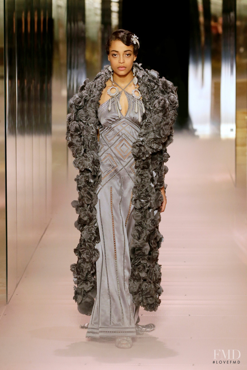 Kesewa Aboah featured in  the Fendi Couture fashion show for Spring/Summer 2021