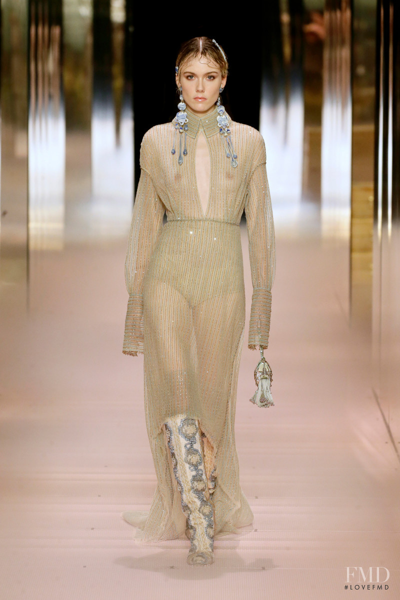 Kiki Willems featured in  the Fendi fashion show for Spring/Summer 2021