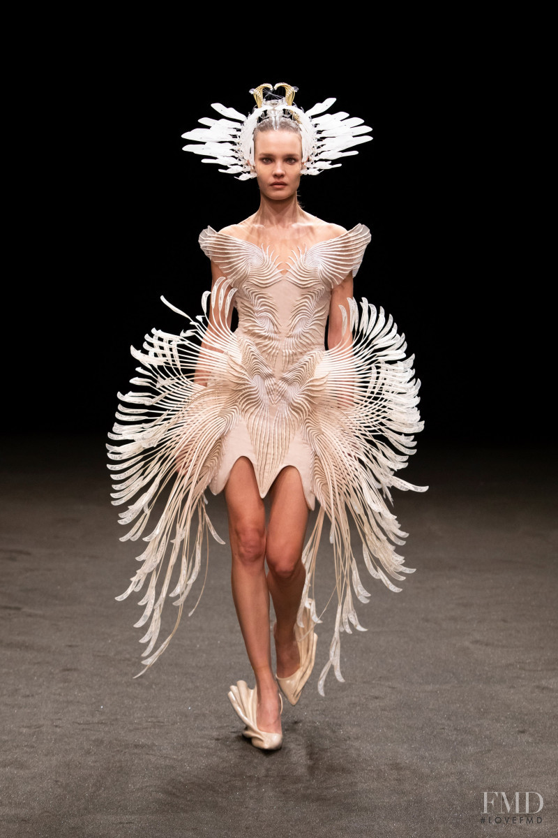 Natalia Vodianova featured in  the Iris Van Herpen fashion show for Spring/Summer 2021