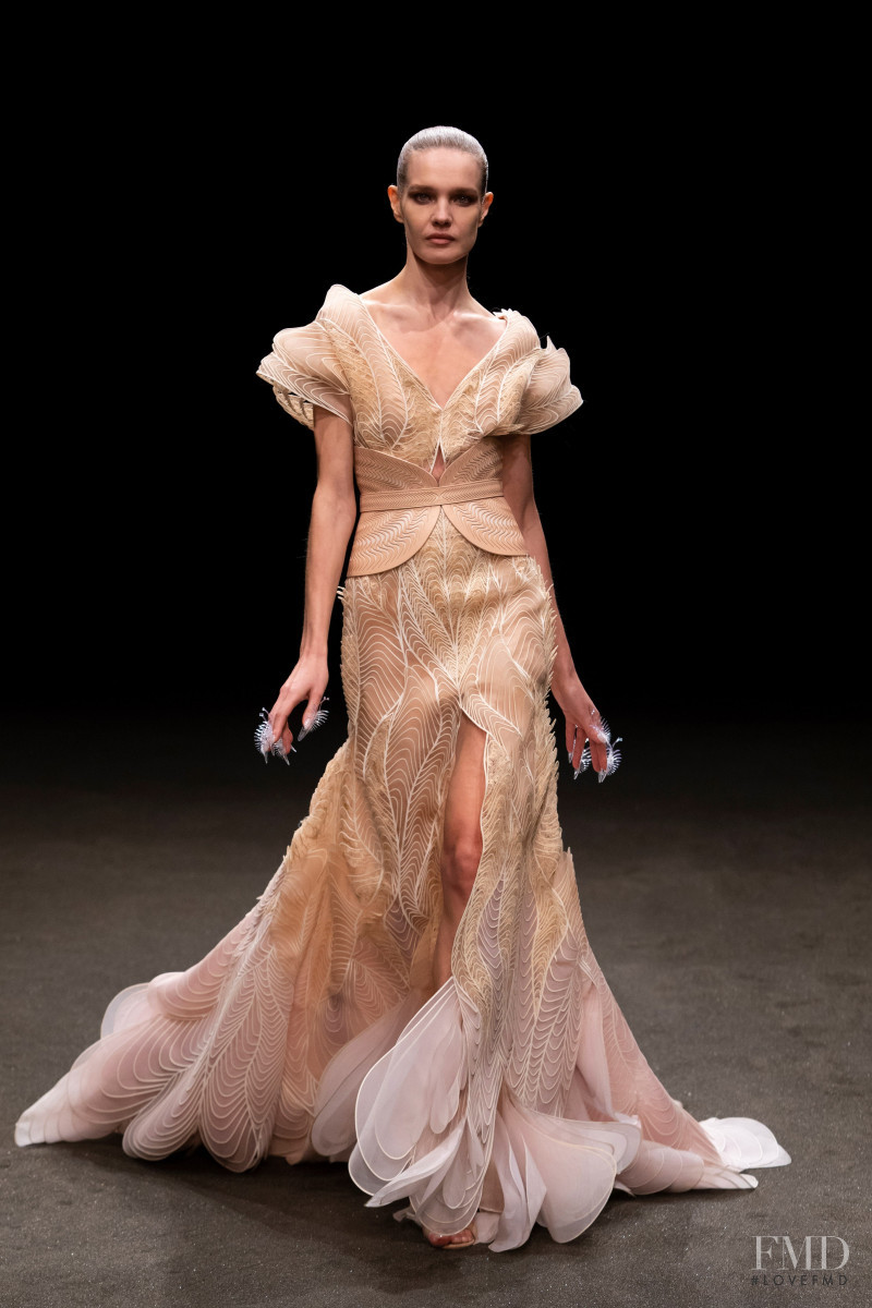 Natalia Vodianova featured in  the Iris Van Herpen fashion show for Spring/Summer 2021