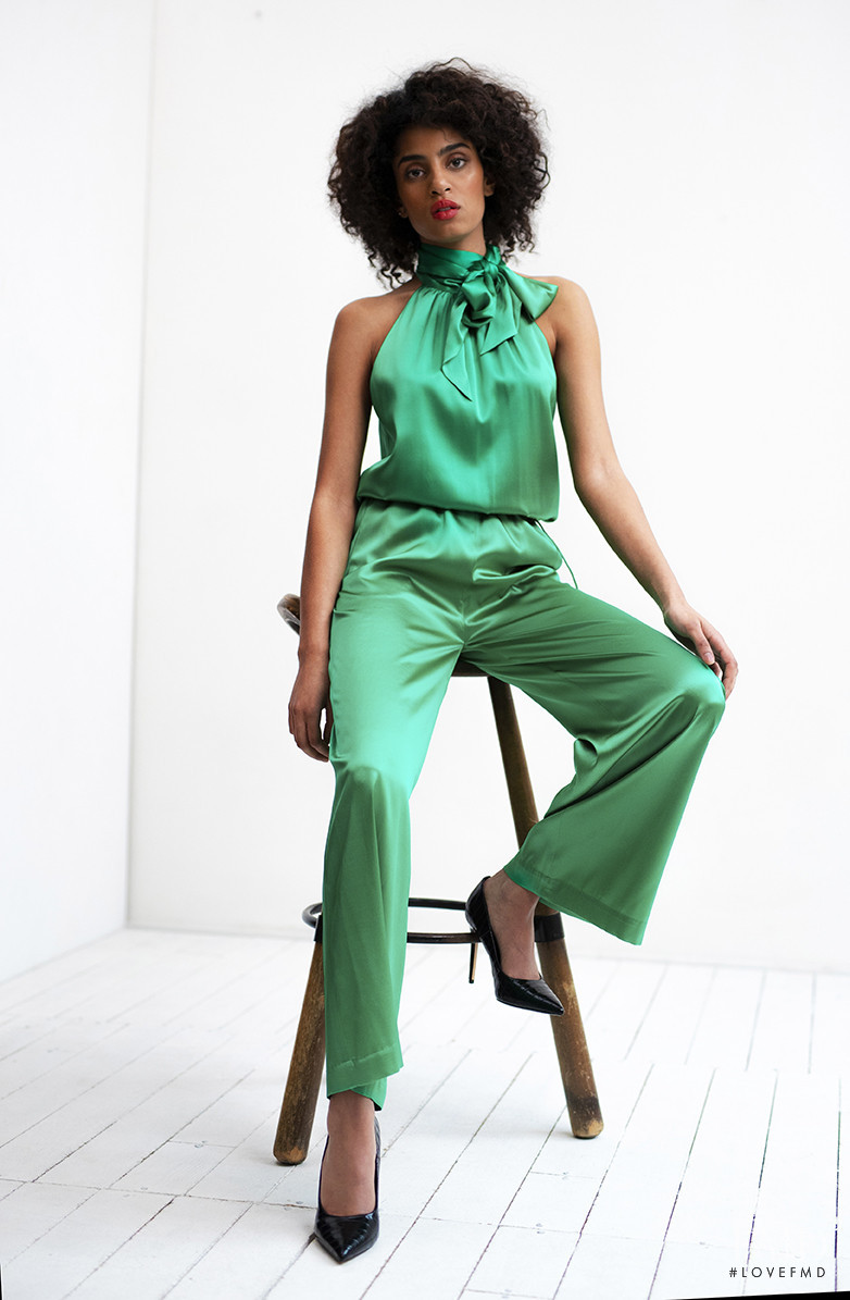 Aicha Hammam featured in  the Monique Singh lookbook for Autumn/Winter 2020