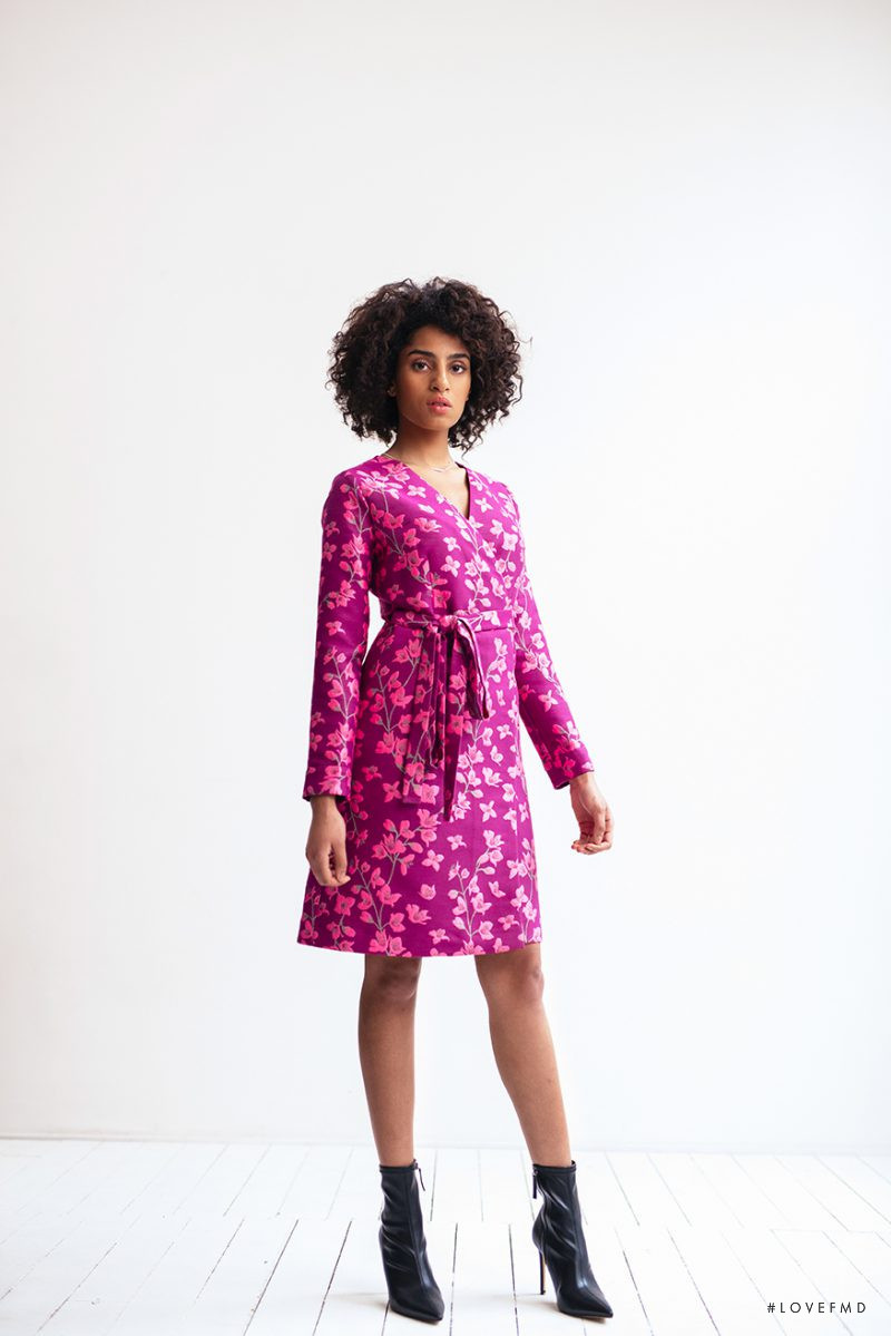 Aicha Hammam featured in  the Monique Singh lookbook for Autumn/Winter 2020