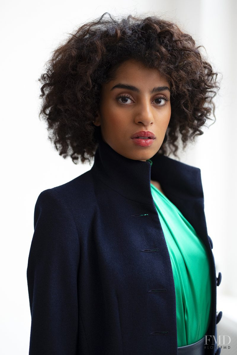 Aicha Hammam featured in  the Monique Singh lookbook for Autumn/Winter 2020