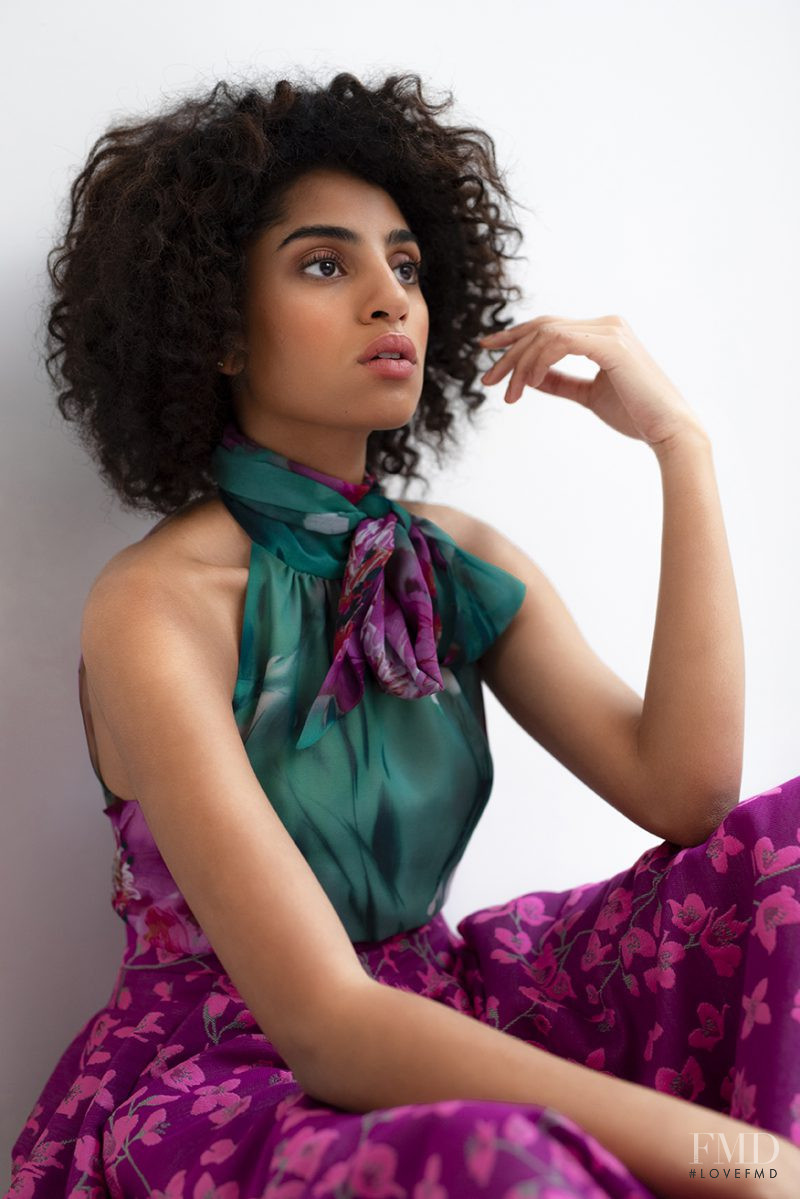 Aicha Hammam featured in  the Monique Singh lookbook for Autumn/Winter 2020