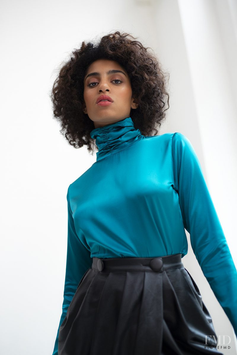 Aicha Hammam featured in  the Monique Singh lookbook for Autumn/Winter 2020